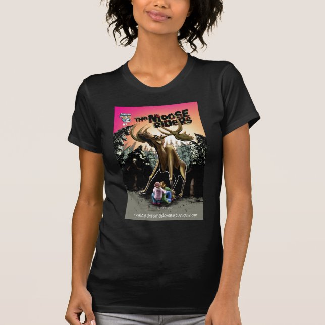 Camiseta Los Moose Riders #1 T-Shirt (Anverso)