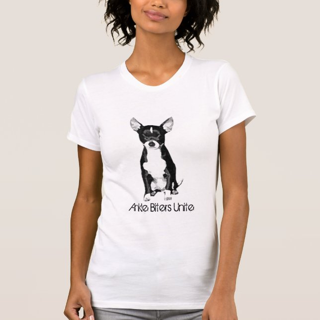 Camiseta Los mordedores del tobillo unen (Anverso)