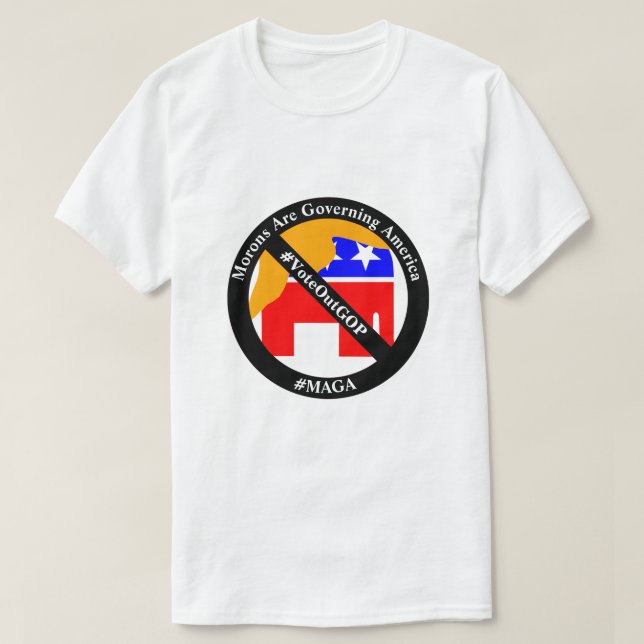 Camiseta Los mores están gobernando a Estados Unidos (Diseño del anverso)