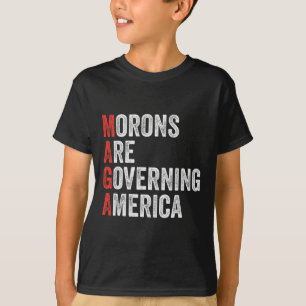 Camiseta Los mores están gobernando a Estados Unidos contra