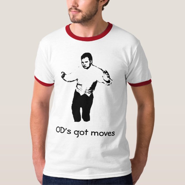 Camiseta Los movimientos conseguidos del OD (Anverso)
