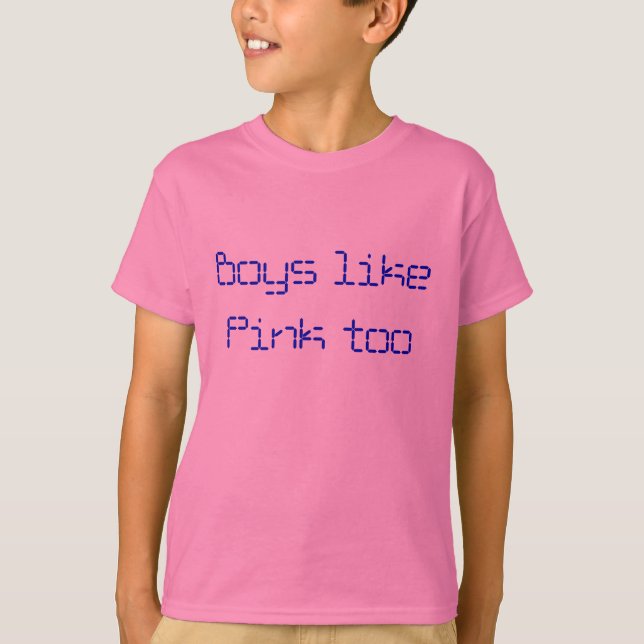 Camiseta Los muchachos tienen gusto de rosa también (Anverso)