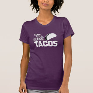 CAMISETA LOS MUCHACHOS TRISTES TENGO GUSTO DEL TACOS -