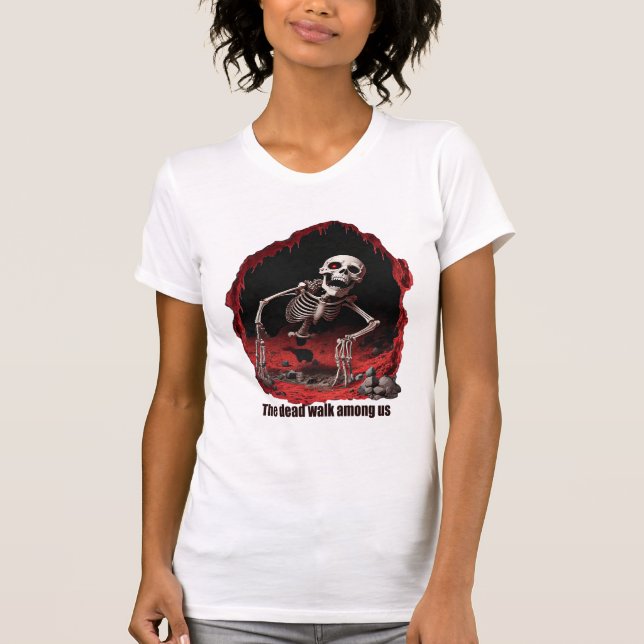 Camiseta Los muertos caminan entre nosotros (Anverso)