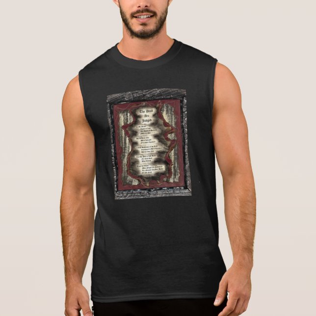 Camiseta Los muertos son juzgados (Anverso)