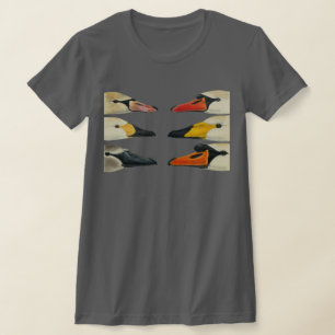Camiseta Los múltiples rostros de pájaro de un cisne