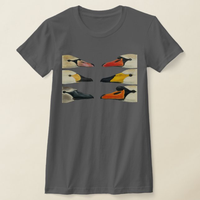 Camiseta Los múltiples rostros de pájaro de un cisne (Distribución)