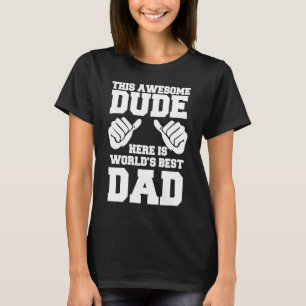 Camiseta Los mundos del Día del Padre Mejor Guay Papa 1