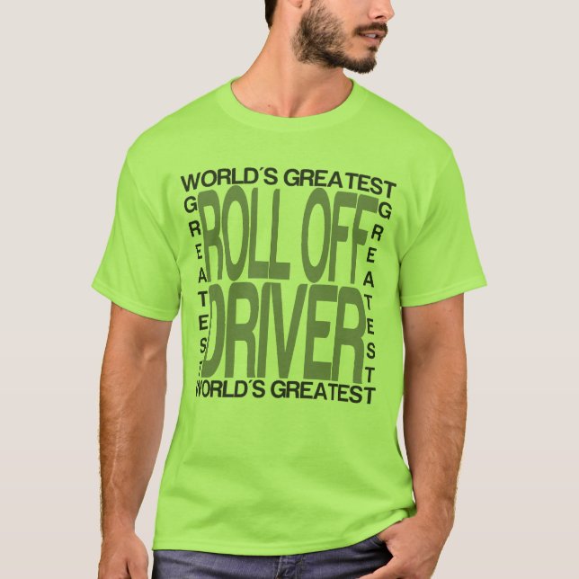 Camiseta Los mundos más grandes caen el conductor (Anverso)