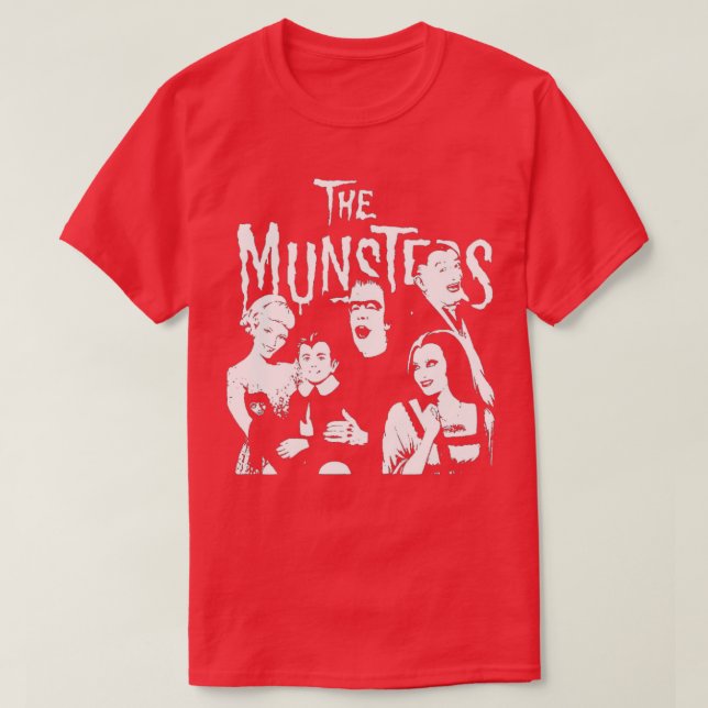 CAMISETA LOS MUNSTERS (Diseño del anverso)