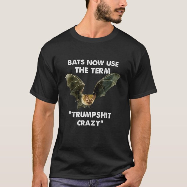 Camiseta Los Murciélagos Ahora Usan El Término Trumpshit Ap (Anverso)