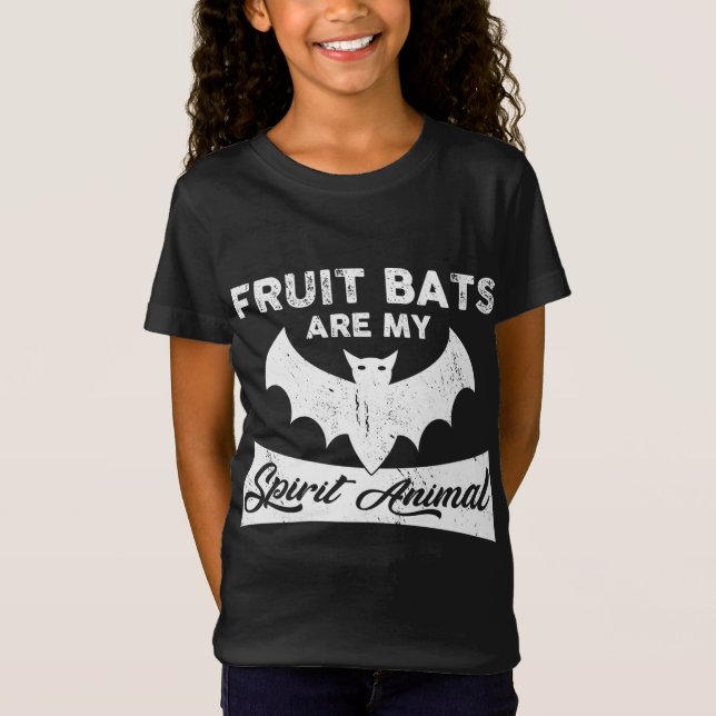 Camiseta Los Murciélagos De Fruta Son Mi Espíritu Animal Ha (Anverso)