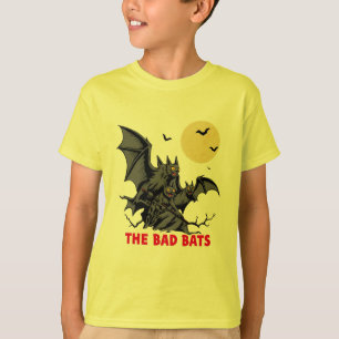 Camiseta los murciélagos malos - regalo de halloween divert