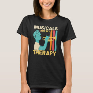 Camiseta Los musicales son mi música terapeuta 1