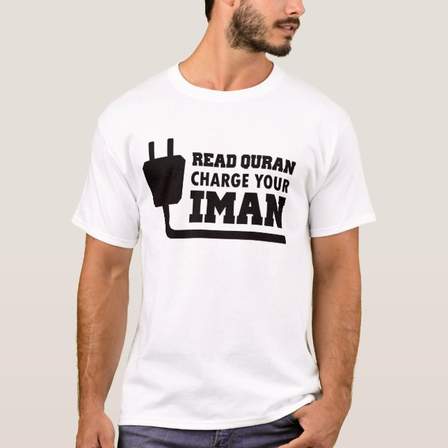 Camiseta los musulmanes de los kaos, cargan su iman (Anverso)