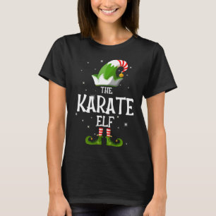 Camiseta Los Navidades coincidentes de la familia Karate El