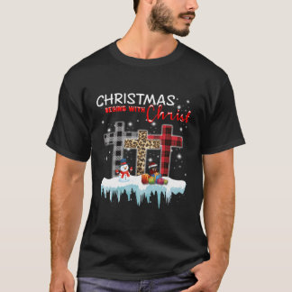 Camiseta Los navidades comienzan con Christ Tee Dachshund C