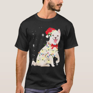 Camiseta Los Navidades coreanos de perro de jindo encienden