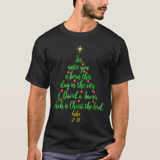 Camiseta Los Navidades cristianos en ti nacen como salvador