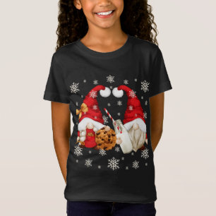 Camiseta Los Navidades Cutos Adoran El Motif Con La Leche S