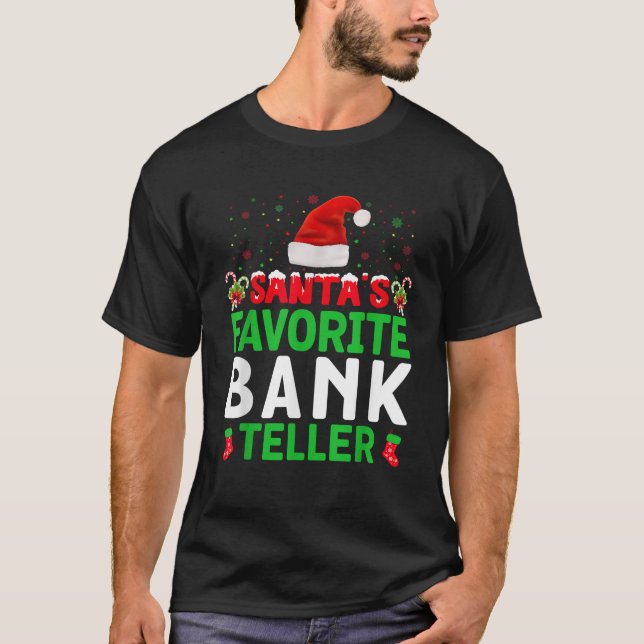 Camiseta Los Navidades de cajeros bancarios favoritos de Sa (Anverso)