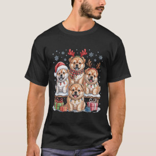 Camiseta Los Navidades de Cute Chow Chow cachorran a los am