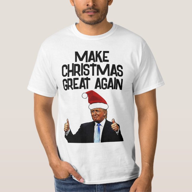CAMISETA LOS NAVIDADES DE DONALD TRUMP RECIBEN NUEVAS CAMIS (Anverso)