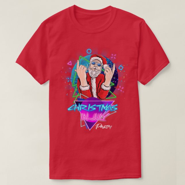 Camiseta Los Navidades de Guay de los años 80 en julio igua (Diseño del anverso)