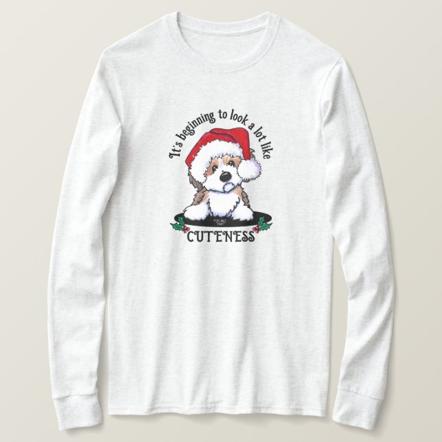Camiseta Los Navidades de KiniArt Havanese (Anverso del diseño)