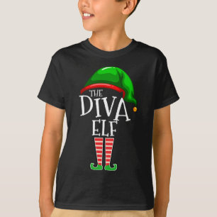 Camiseta Los Navidades de la familia Diva Elf dan Wi a mamá
