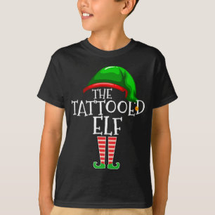 Camiseta Los Navidades de la familia Tattoed Elf dan tatuaj