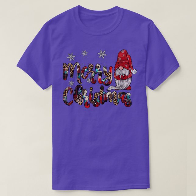 Camiseta Los navidades de los gnomos merry y Bright se ilum (Diseño del anverso)