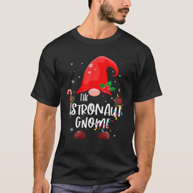 Camiseta Los Navidades de los nómadas astronautas iluminan  (Anverso)