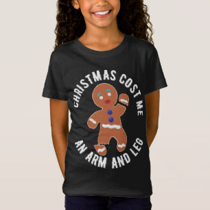 Camiseta Los Navidades de pan de jengibre me cuestan un bra