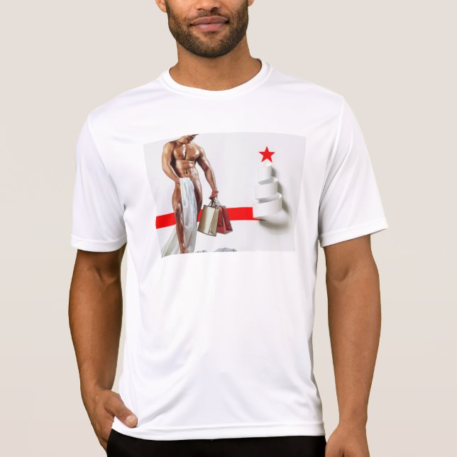 Camiseta Los Navidades de SlipperyJoe compran papel blanco  (Anverso)