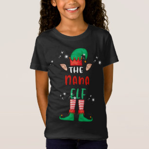 Camiseta Los Navidades del grupo familiar Nana Elf Matching