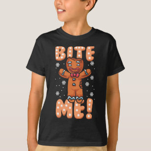 Camiseta Los Navidades Del Hombre Del Gingerbread Para El M