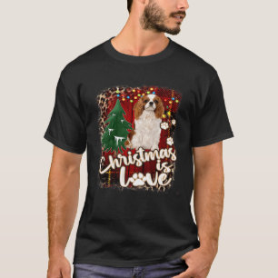 Camiseta Los Navidades del Rey Charles Spaniel aman al perr