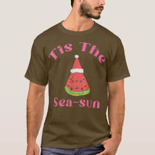 Camiseta Los Navidades del Sea Sun Santa Watermelon Tree so