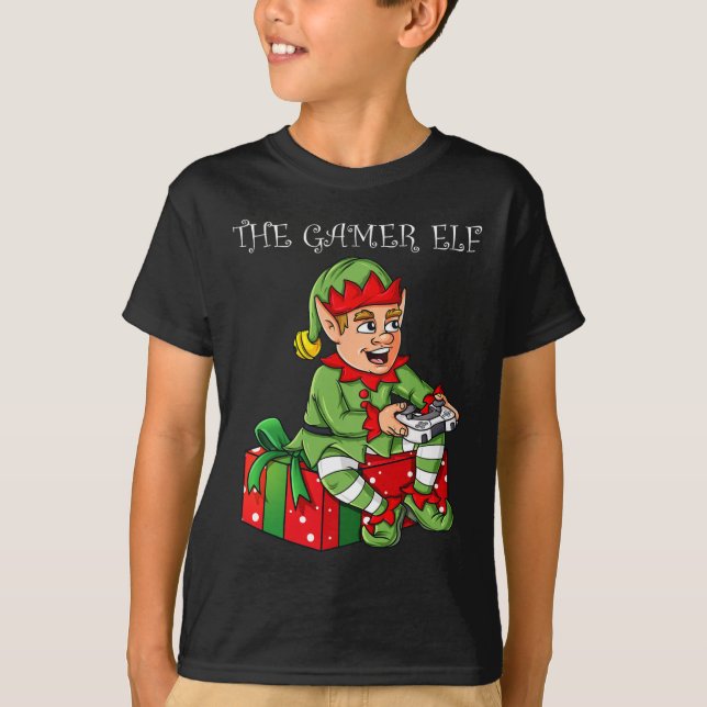 Camiseta Los Navidades divertidos de los jugadores elfos ni (Anverso)