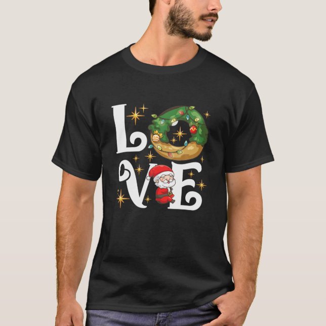 Camiseta Los Navidades Donuts aman las novelas de amor Paja (Anverso)