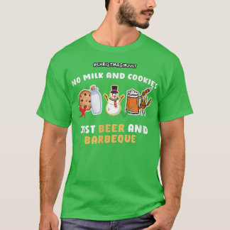 Camiseta Los Navidades En Julio No Hay Leche Ni Galletas