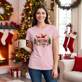 Camiseta Los navidades están aquí, los Navidades entregan c
