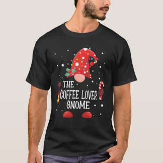 Camiseta Los Navidades familiares de Coffee Lover Gnome