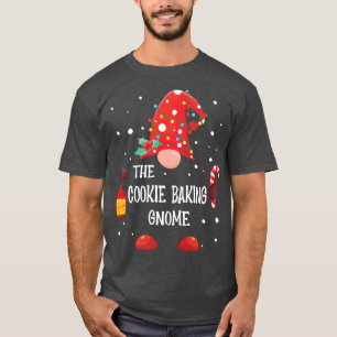 Camiseta Los Navidades familiares de Cookie Baking Gnome