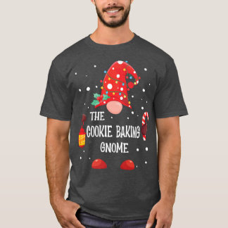 Camiseta Los Navidades familiares de Cookie Baking Gnome