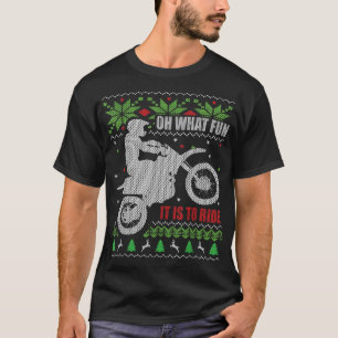 Camiseta Los Navidades feos de la bicicleta motocross lo di