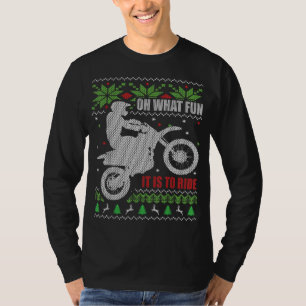 Camiseta Los Navidades feos de la bicicleta motocross lo di