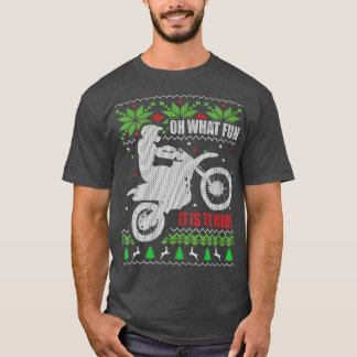 Camiseta Los Navidades feos de la bicicleta motocross lo di