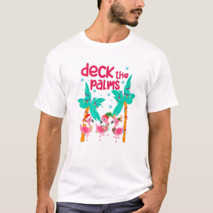 Camiseta Los Navidades Flamingo Beach Hawaii Tropical Deck 